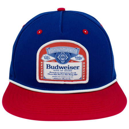 【レア商品】Malbon x Budweiser - Rope Hat Budweiser Vintage Bottle Label Navy & Red Rope Hat
